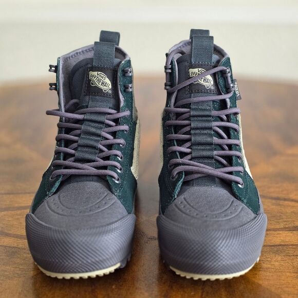 Vans MTE Sk8-Hi GORE-TEX Hiking Boots Insulated Shoe Scarab Green Black Size 7.5 - Picture 2 of 13